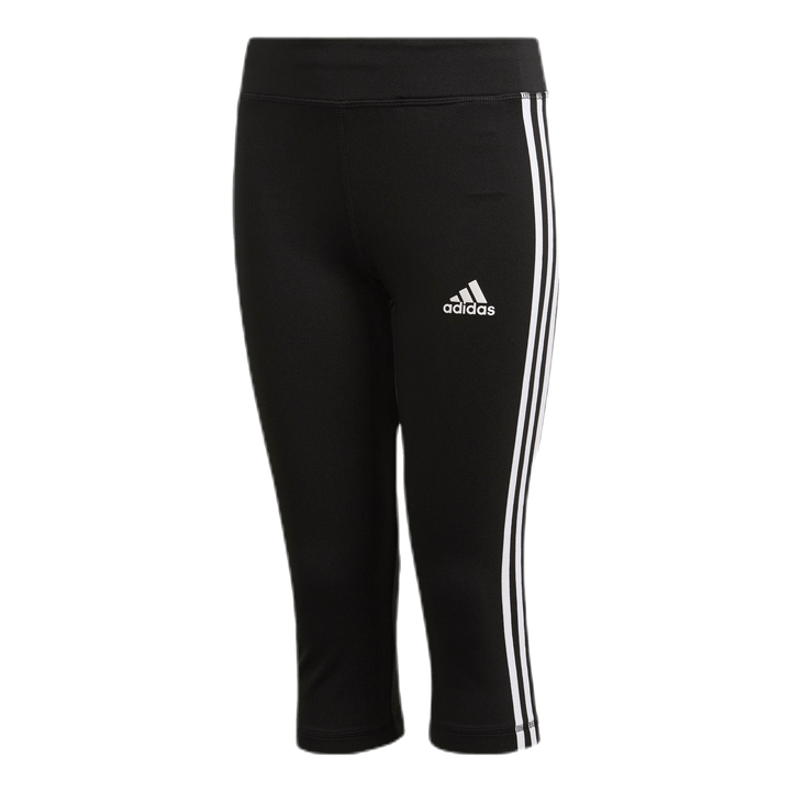 TR EQ 3 Stripe Capri Youth White/Black
