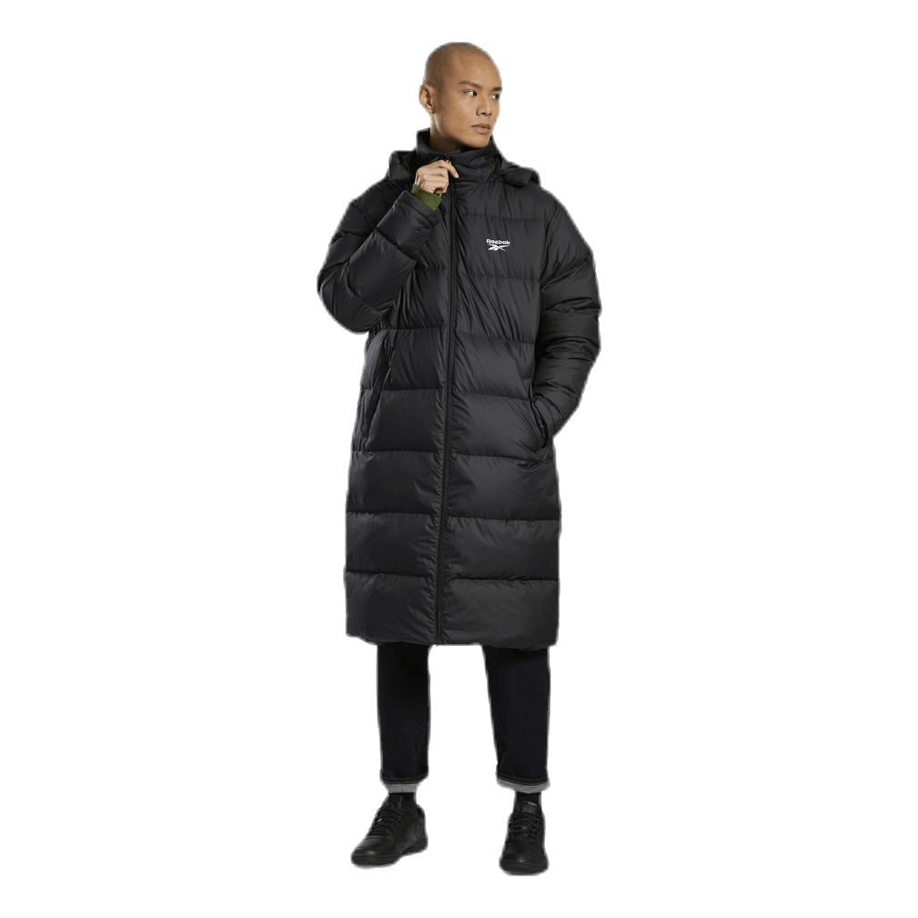 Core Long Down Jkt Black