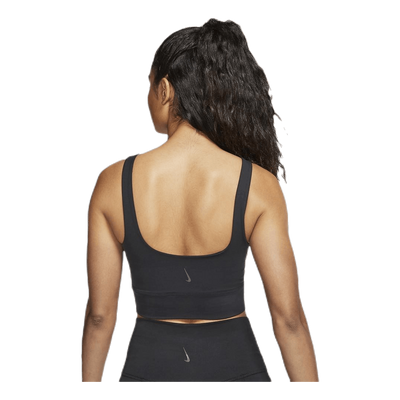 Nike Yoga Luxe Crop Top Black/Grey