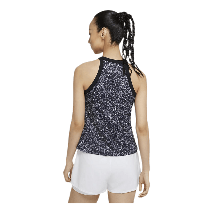 Court Dry Printed Tank White/Black