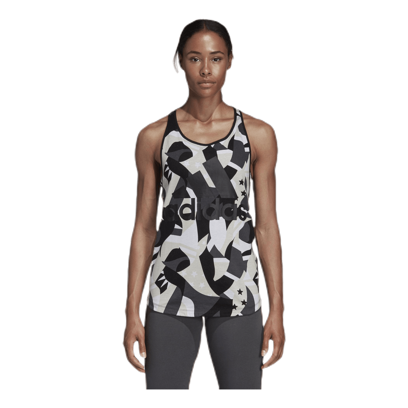 Sid All Over Print Tank White/Black