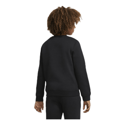 Sportswear Club Fleece Big Kids' (Boys') Crew BLACK