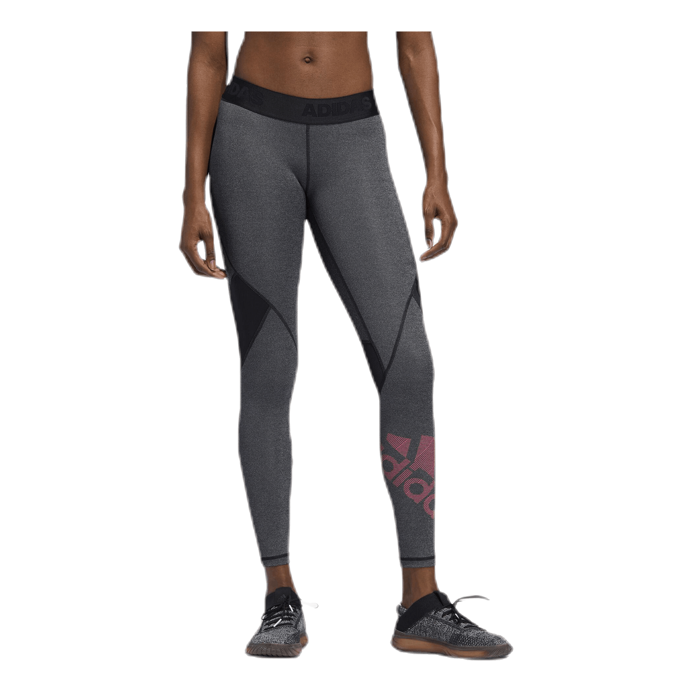 Alphaskin Bos Long Tight Pink/Black