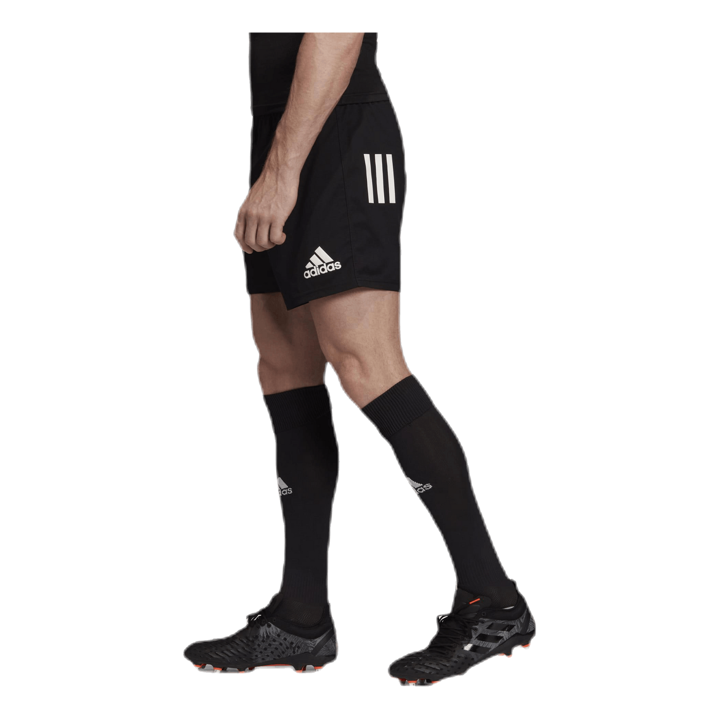 3 Stripe Short White/Black