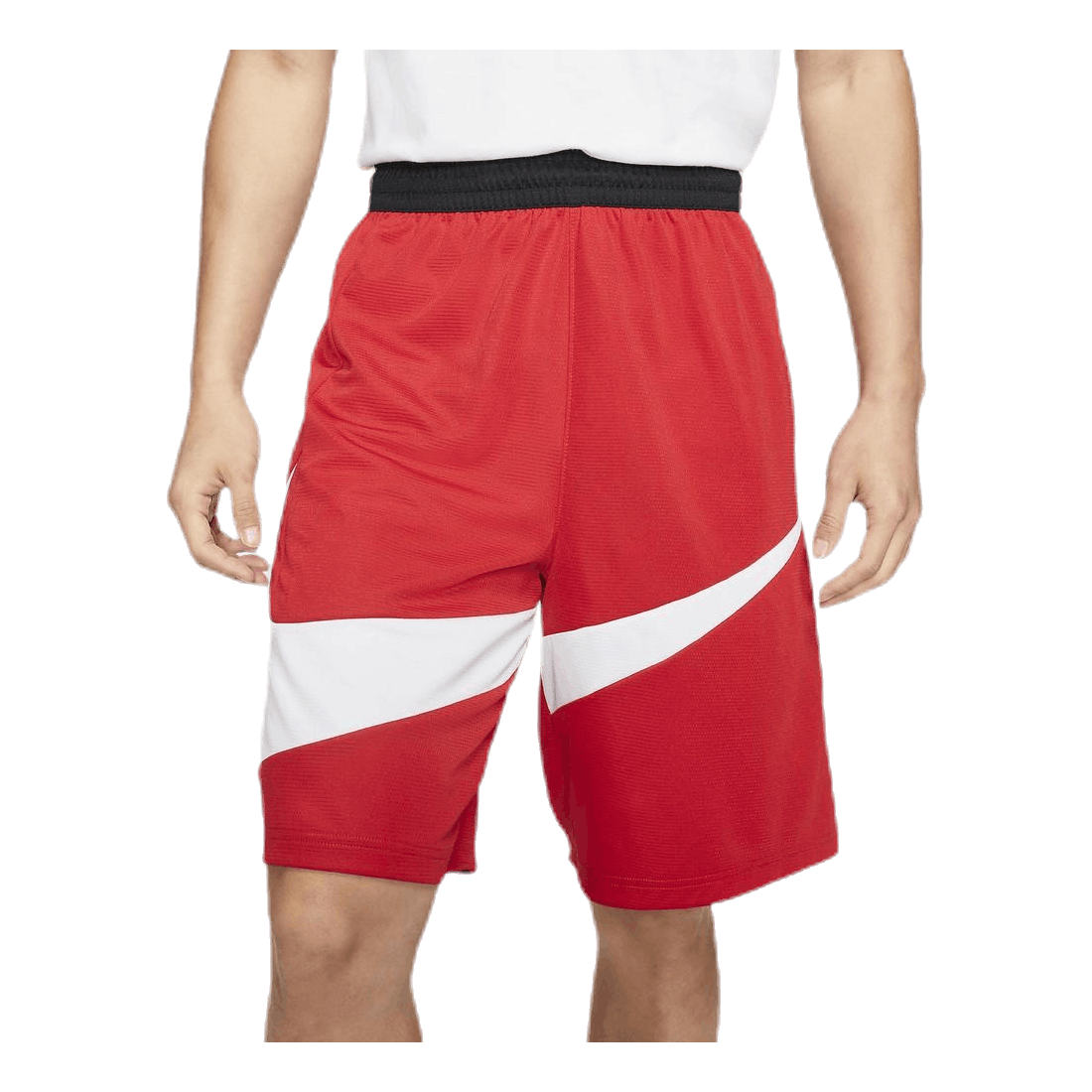 Dri-FIT HBR Basketball Shorts White/Red