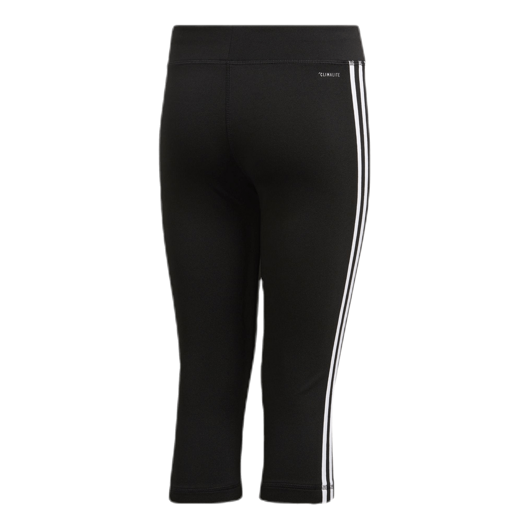 TR EQ 3 Stripe Capri Youth White/Black