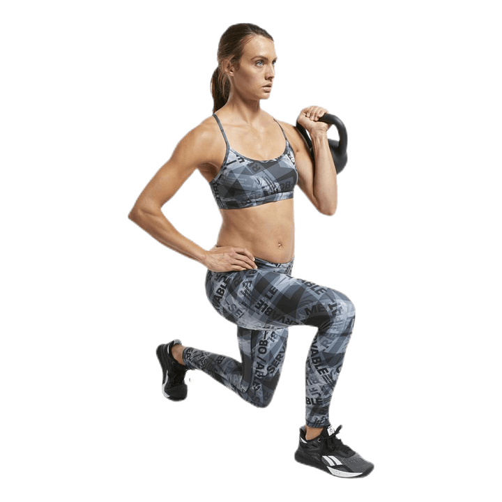 RC Skinny Bra AOP Black