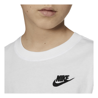Sportswear Big Kids' T-Shirt WHITE/BLACK
