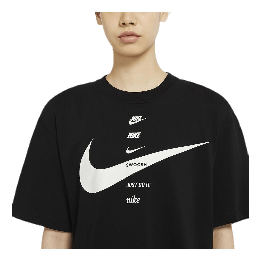 Nsw Swsh Top Ss White/Black