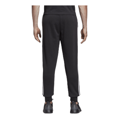 Essentials 3 Stripes Tapered Pant Ft Cuffed Black / White