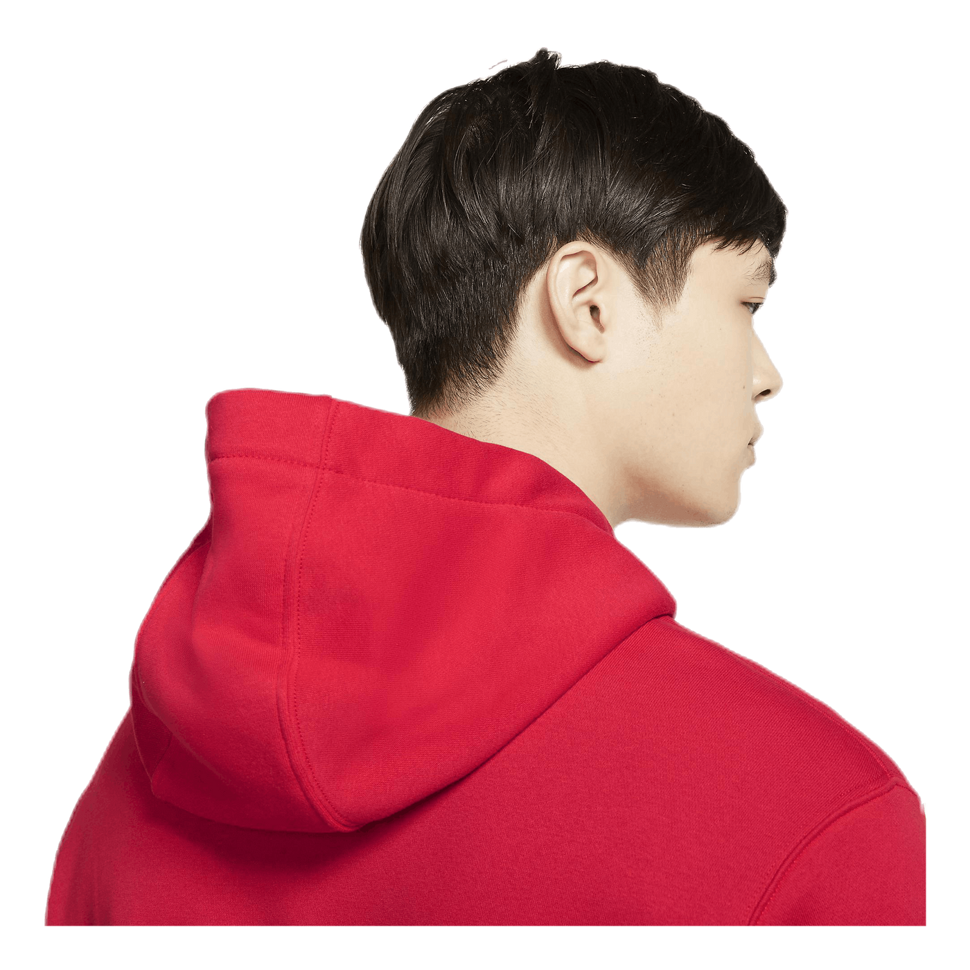 Sportswear Club Fleece Pullover Hoodie UNIVERSITY RED/UNIVERSITY RED/WHITE