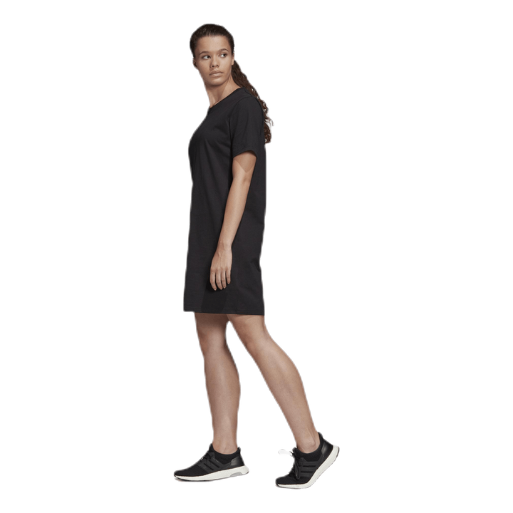 Stack T Dress White/Black