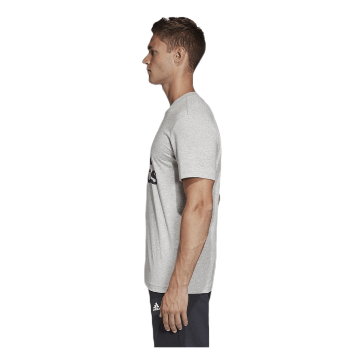 Mh Bos Tee Medium Grey Heather / Black