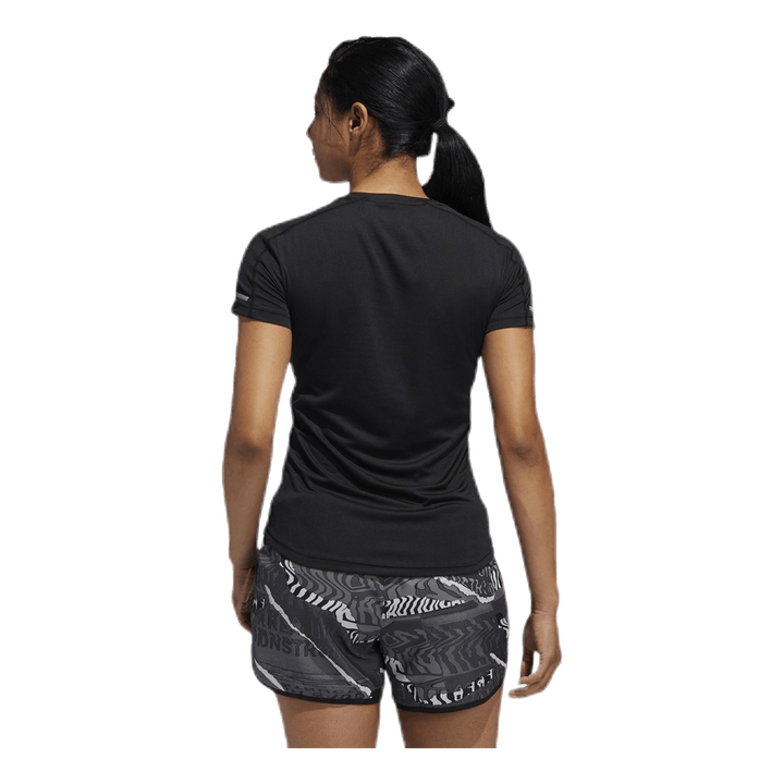 Adidas Run It Short Sleeve Tee Women Black