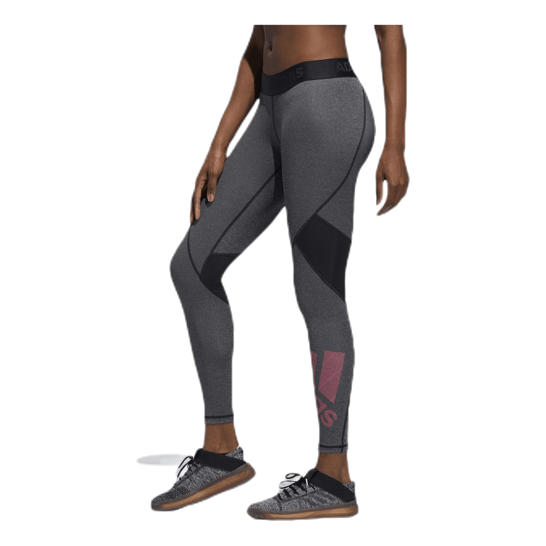 Alphaskin Bos Long Tight Pink/Black