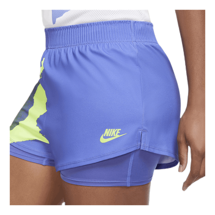 Court Slam Shorts Blue/Green