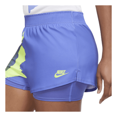 Court Slam Shorts Blue/Green