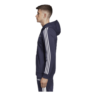 Essentials 3 Stripes Fullzip French Terry Legend Ink / White