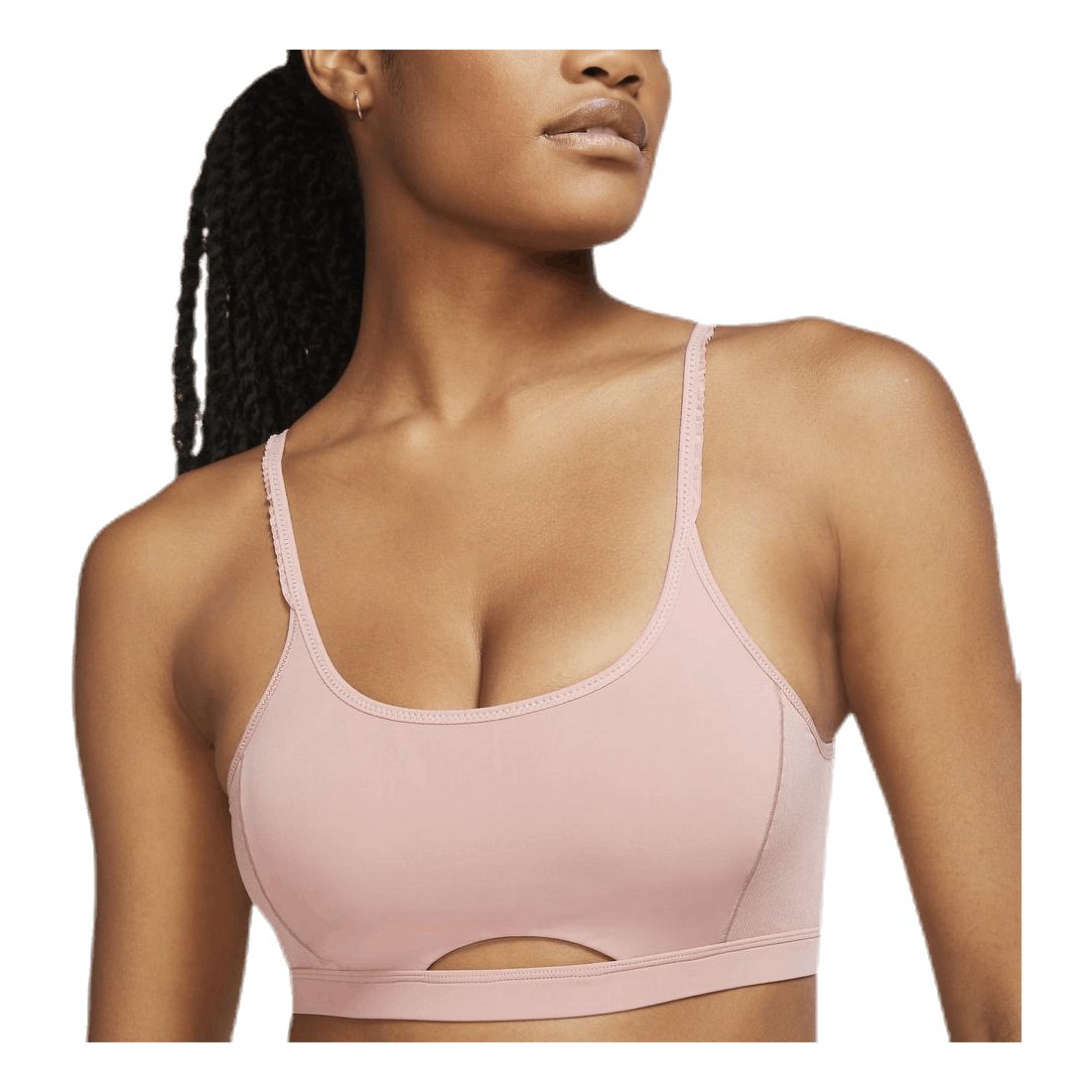 Indy Luxe Yoga Bra Novelty Pink/Beige
