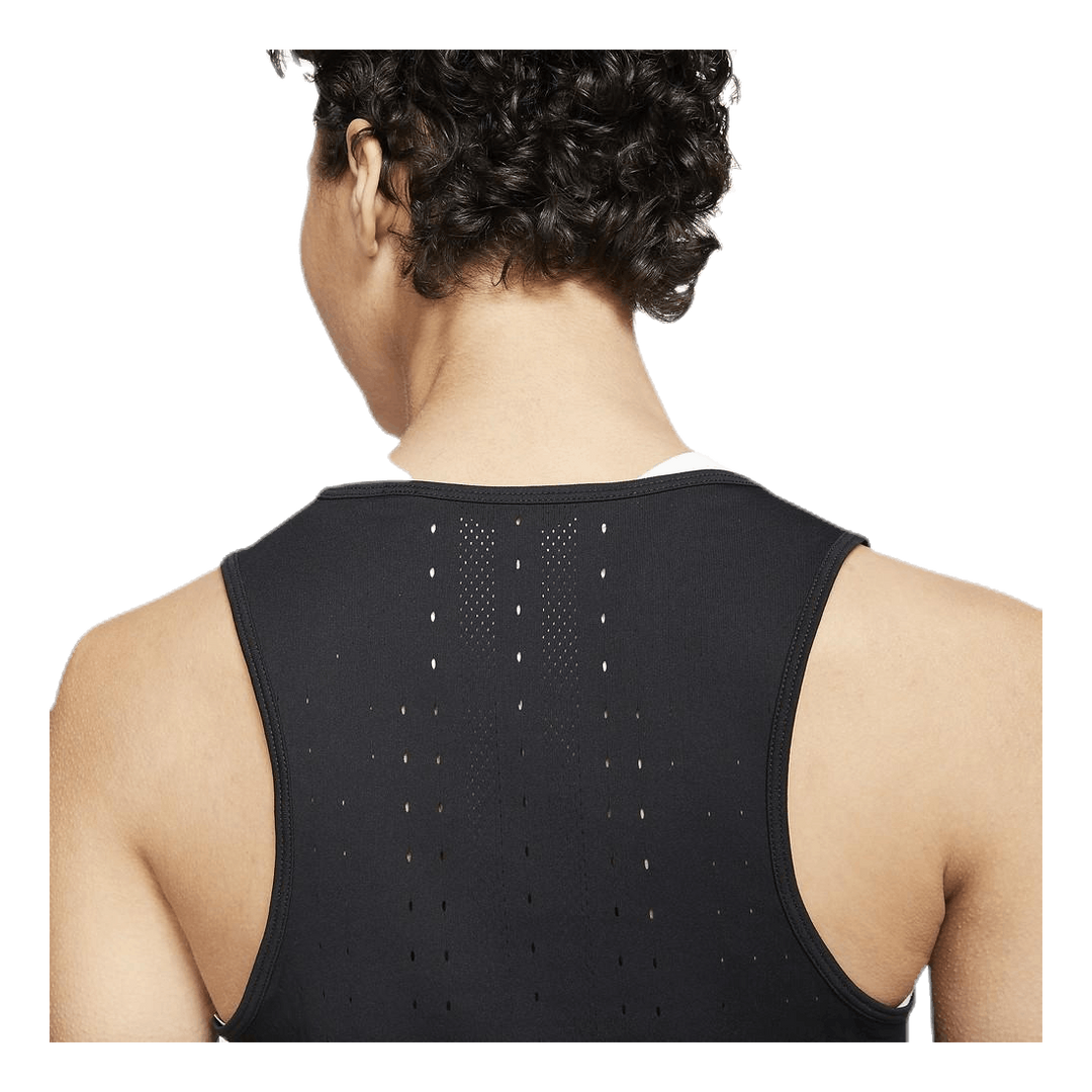 AeroSwift Running Singlet White/Black