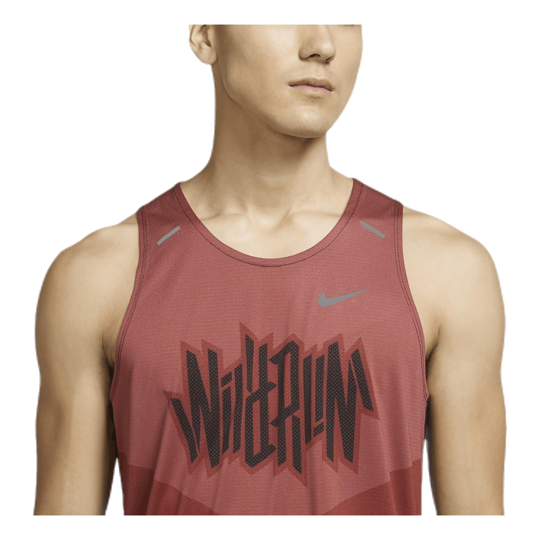 Dri-FIT Rise 365 Wild Run Tank Black/Red