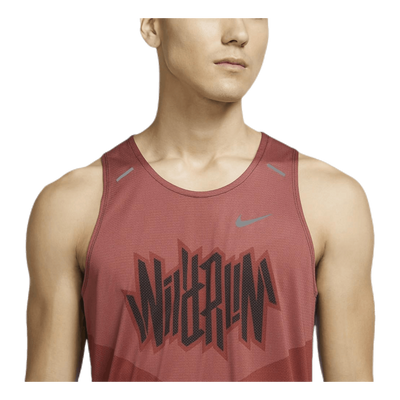 Dri-FIT Rise 365 Wild Run Tank Black/Red