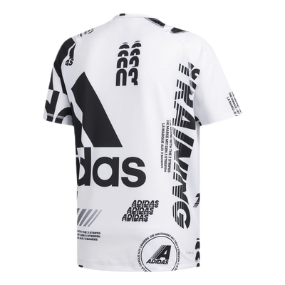 Daily AOP Tee White/Black