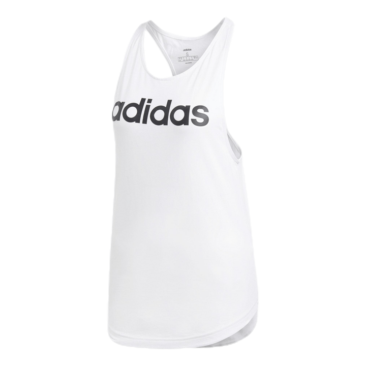 Linear Loose Tank White/Black