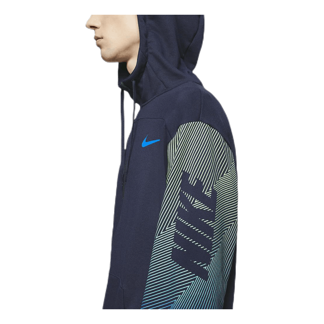 Dry Hoodie Linear Vision Po Blue