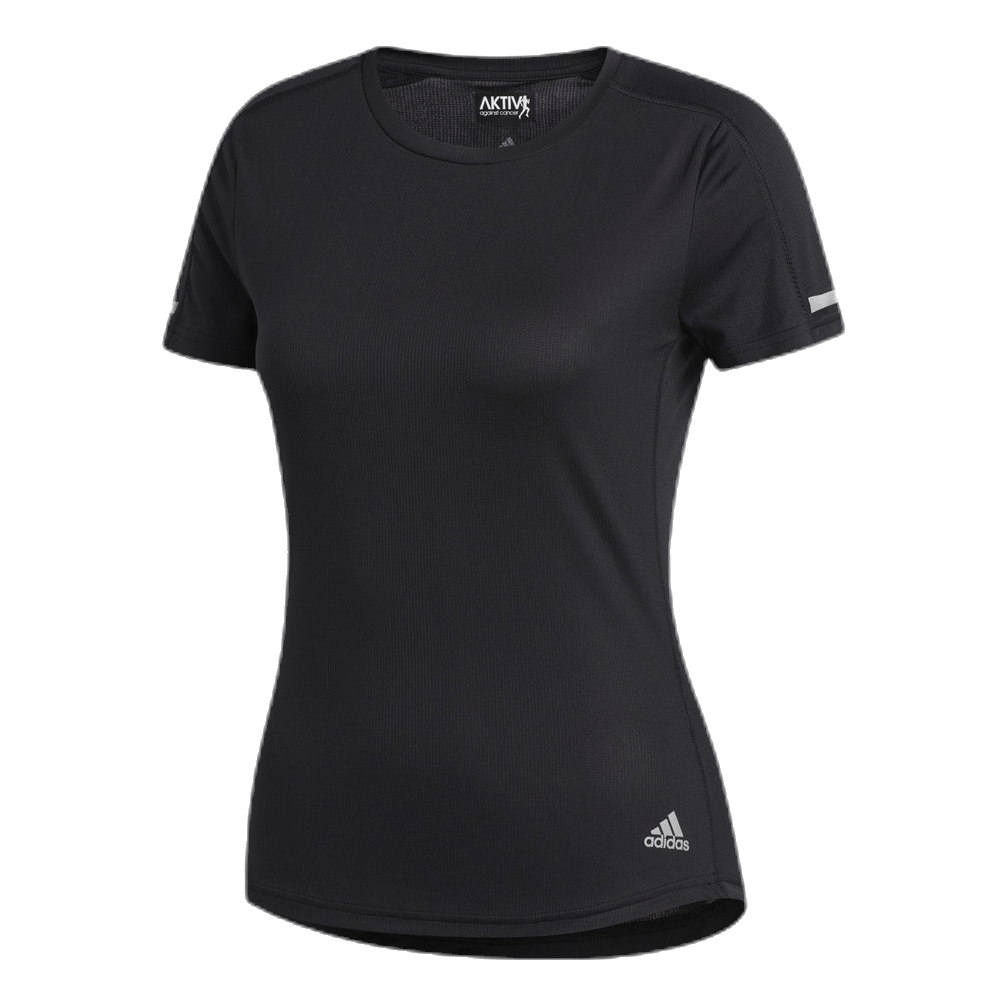 Adidas Run It Short Sleeve Tee Women Black