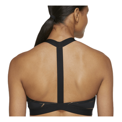 Swoosh Icon Clash Bra Black/Gold