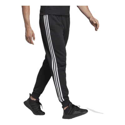 Essentials 3 Stripes Tapered Pant Ft Cuffed Black / White