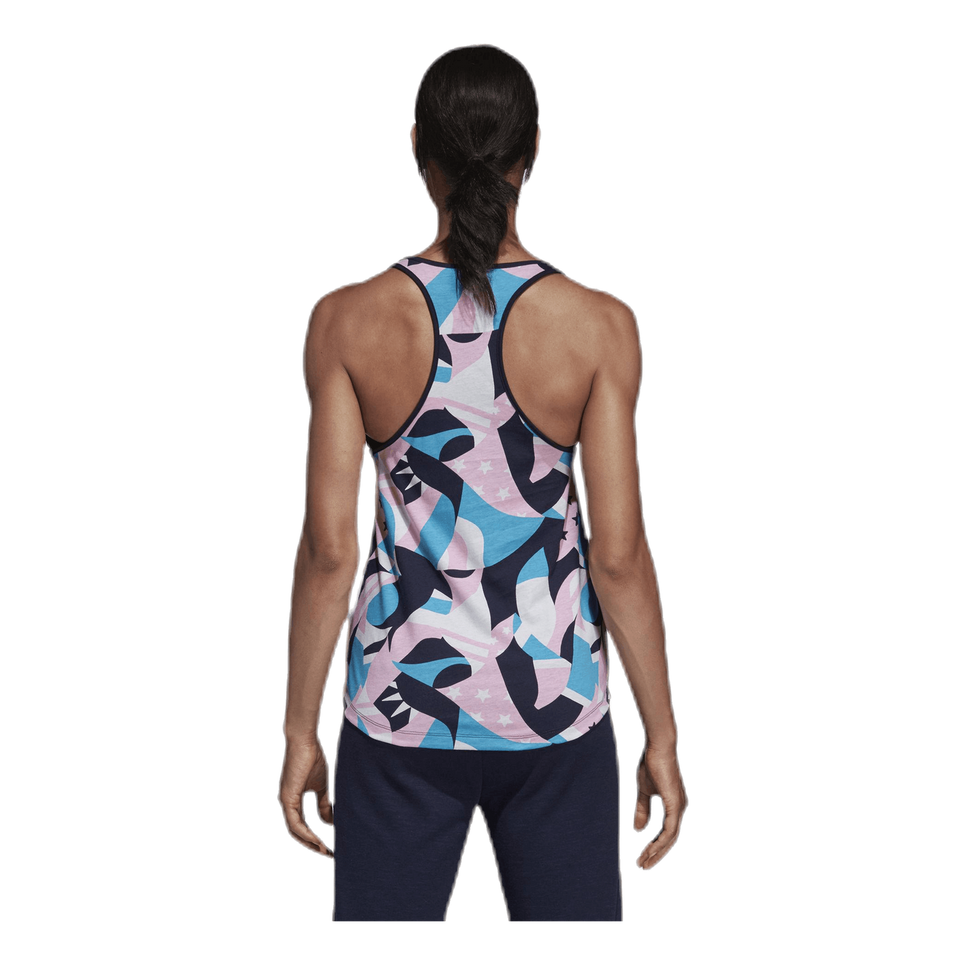 Sid All Over Print Tank Pink/White