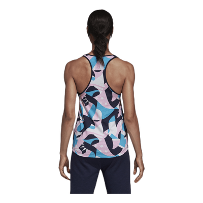 Sid All Over Print Tank Pink/White