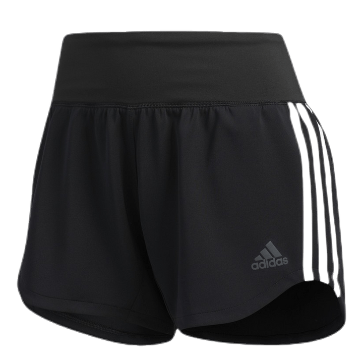 3 Stripe Woven Gym Short Black / Black