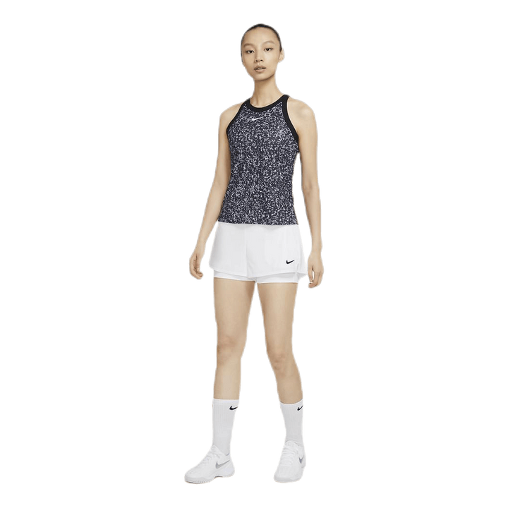 Court Dry Printed Tank White/Black
