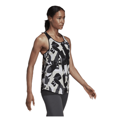 Sid All Over Print Tank White/Black