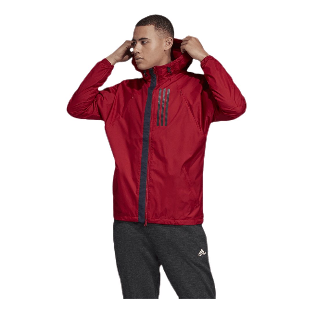 Wind Jacket Lined Red