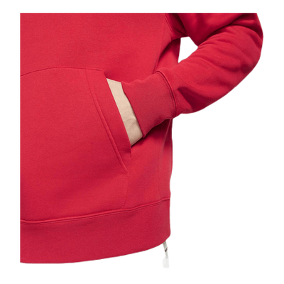 Sportswear Club Fleece Pullover Hoodie UNIVERSITY RED/UNIVERSITY RED/WHITE