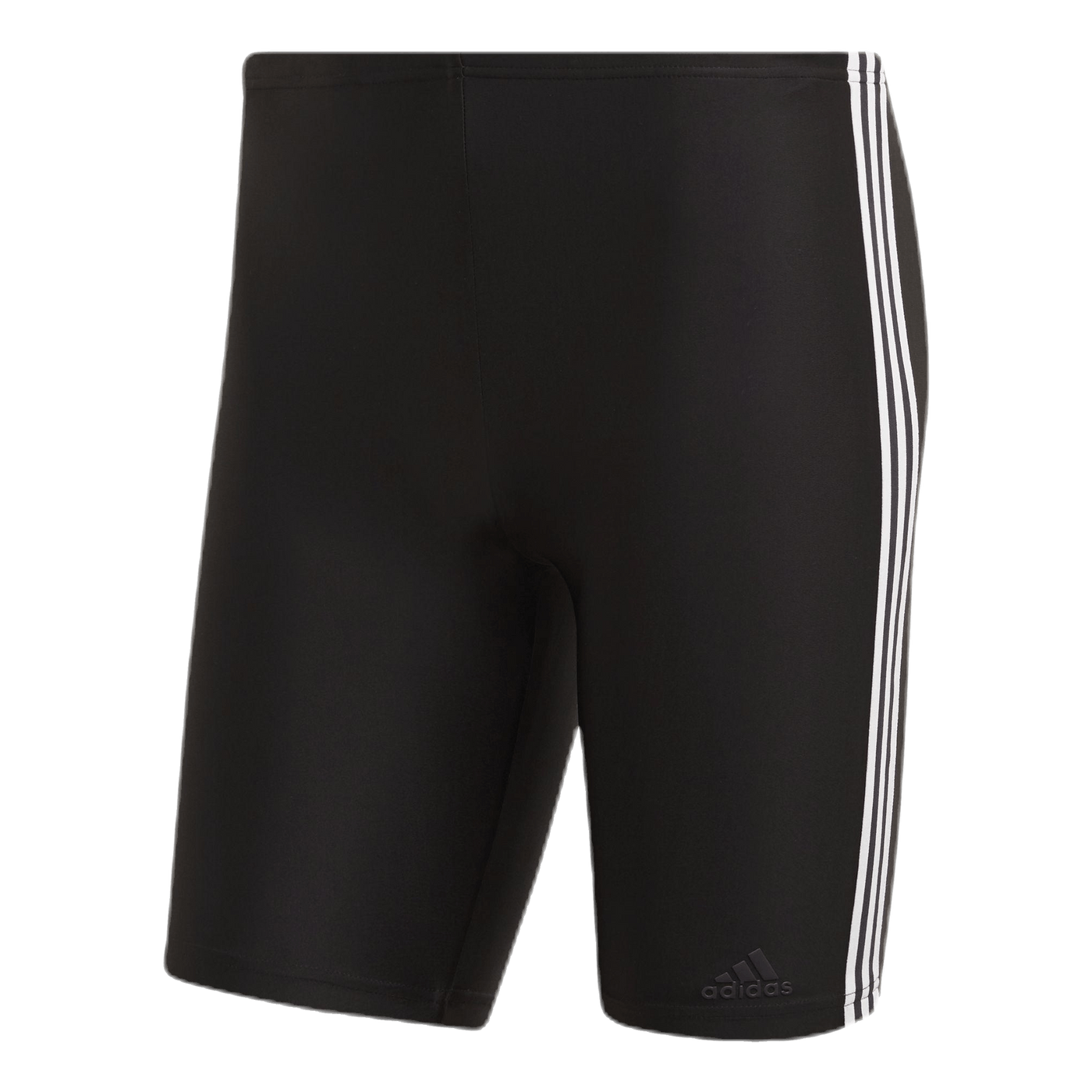 Fitness 3 Stripes Swim Jammer Black / White