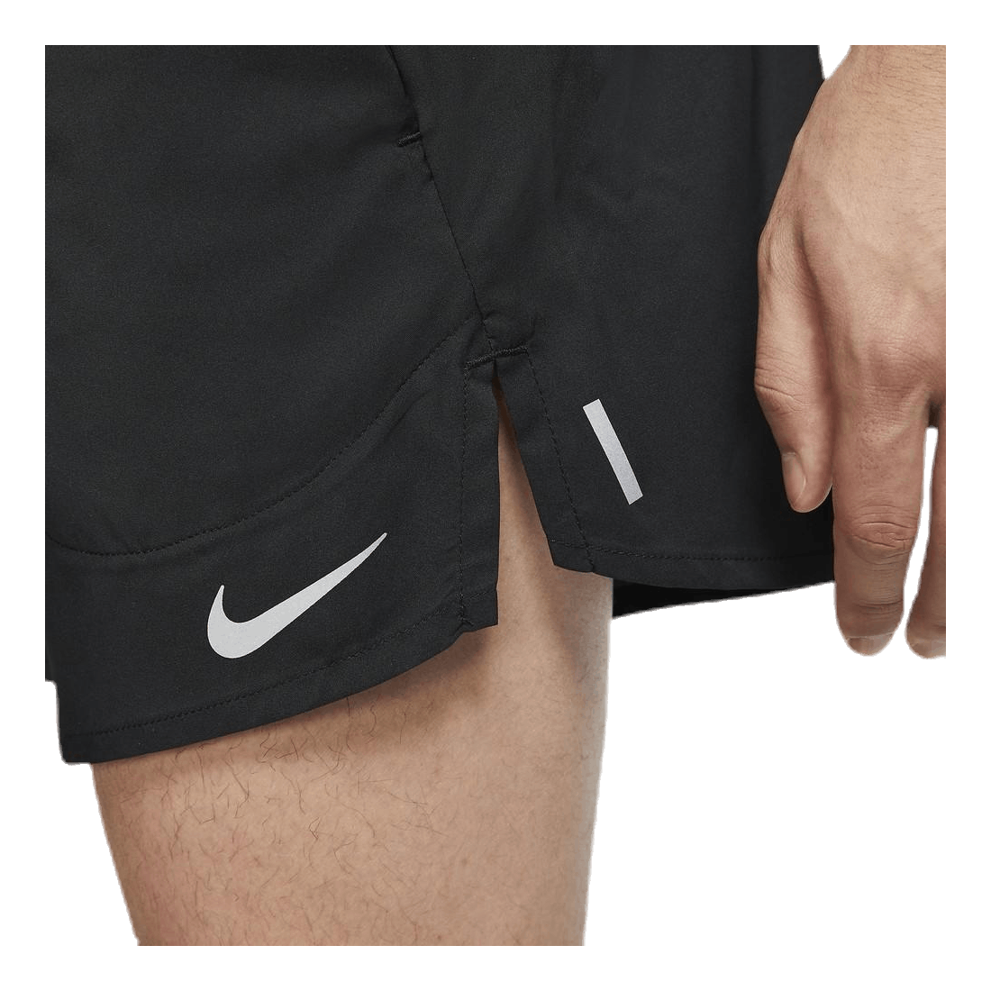 Flex Stride 5" Brief Short Black/Silver