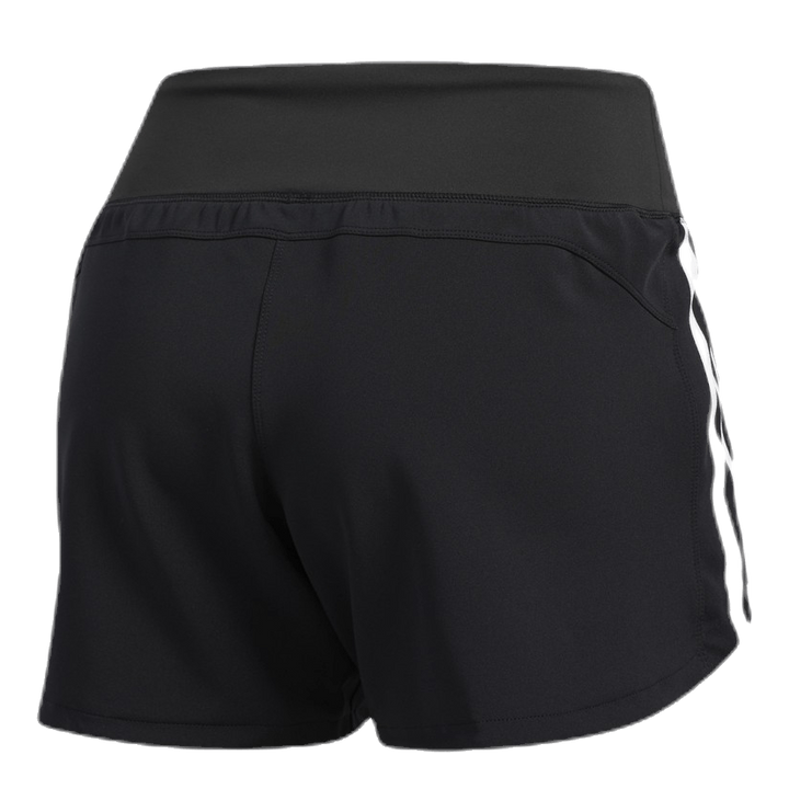 3 Stripe Woven Gym Short Black / Black