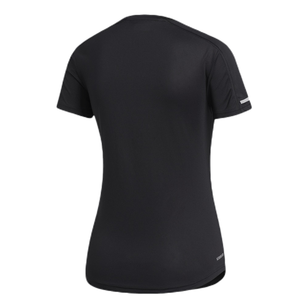 Adidas Run It Short Sleeve Tee Women Black