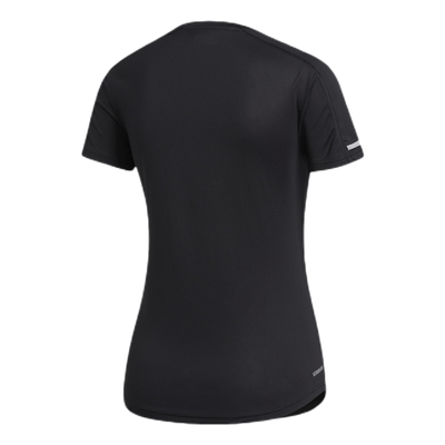 Adidas Run It Short Sleeve Tee Women Black