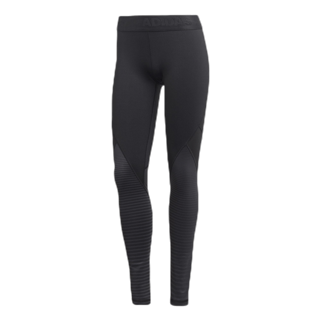 Alphaskin Sport Graphic Long Tights Black