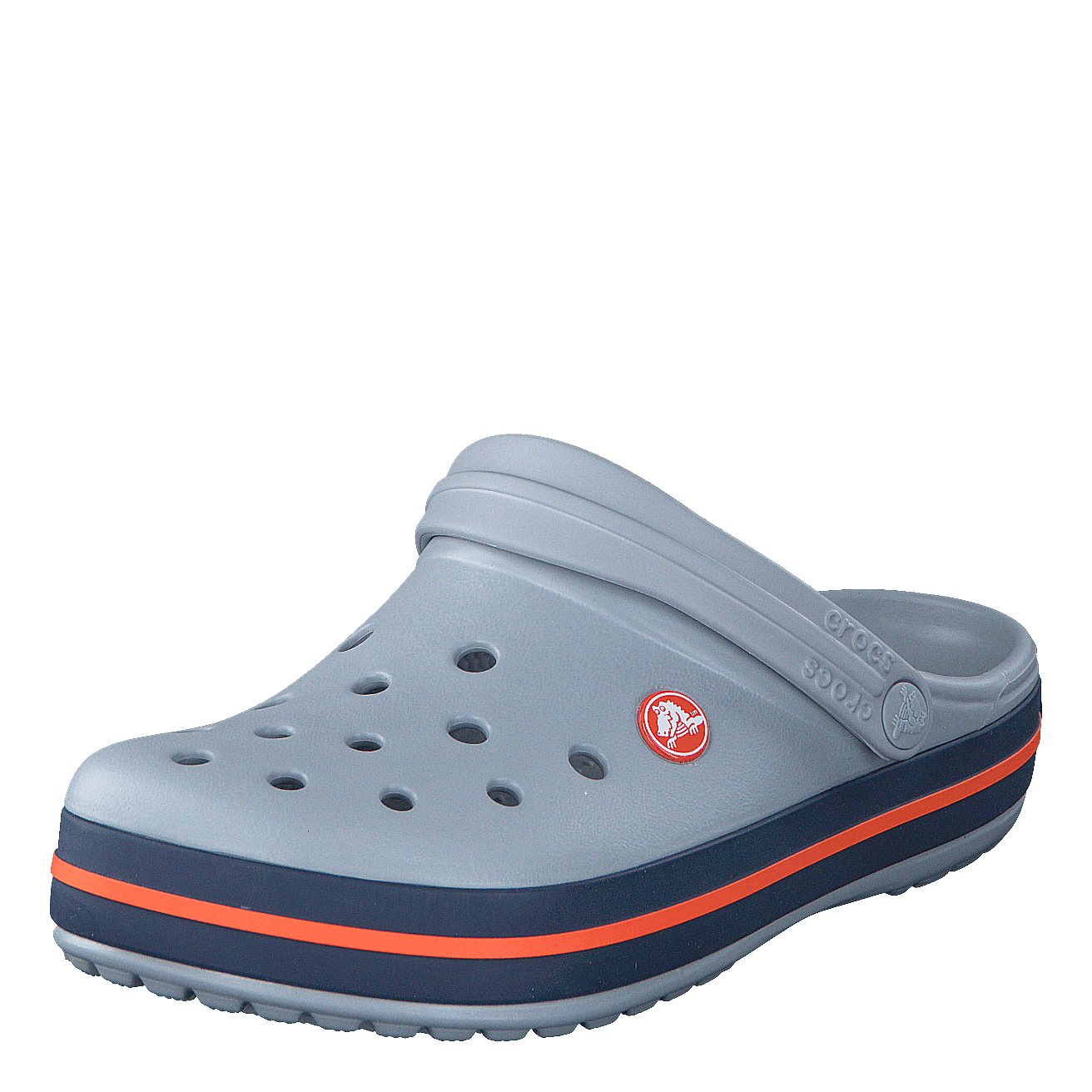 Crocband Light Grey/Navy