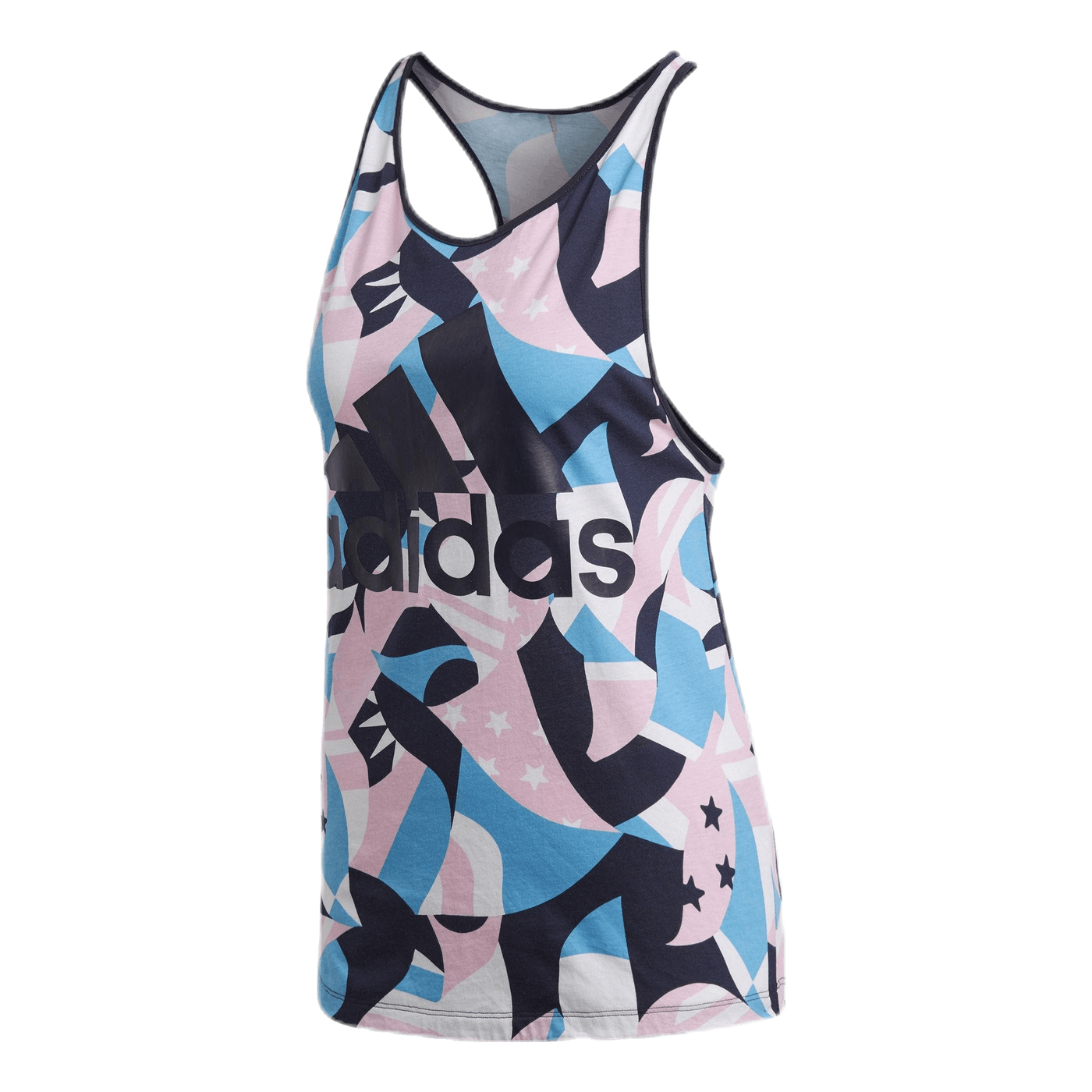 Sid All Over Print Tank Pink/White