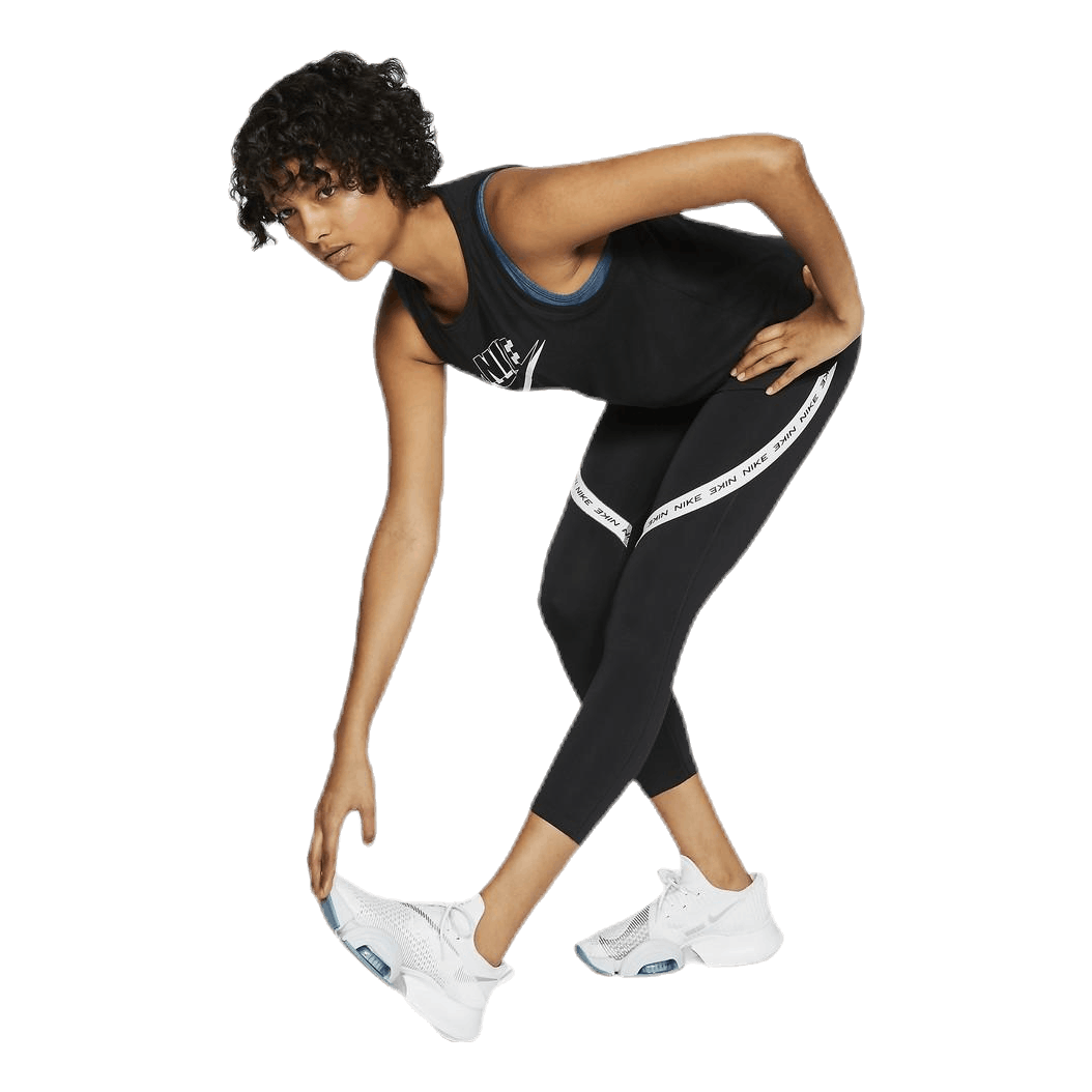 One Tight Crop Novelty White/Black