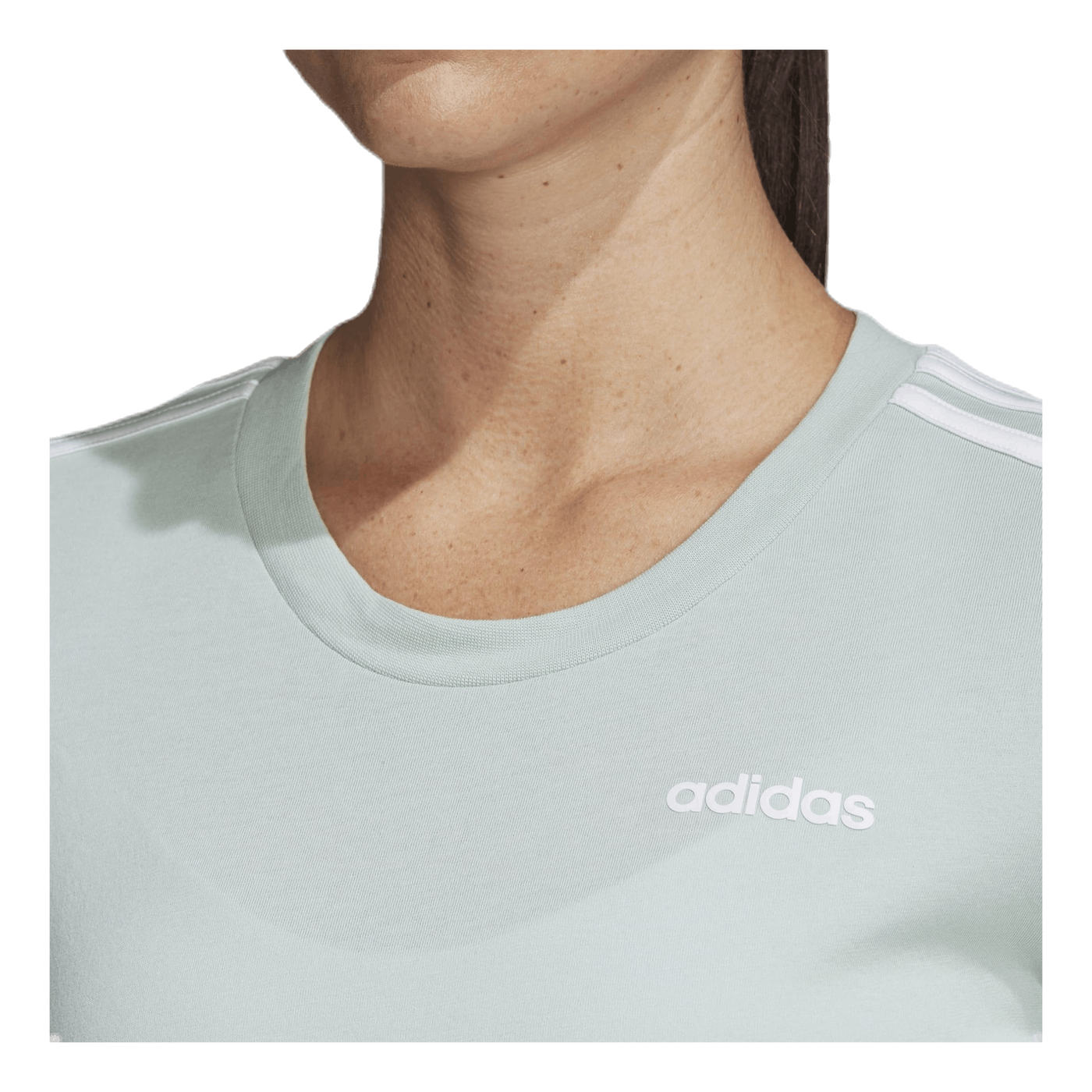 Essentials 3S Slim Tee Green Tint / White