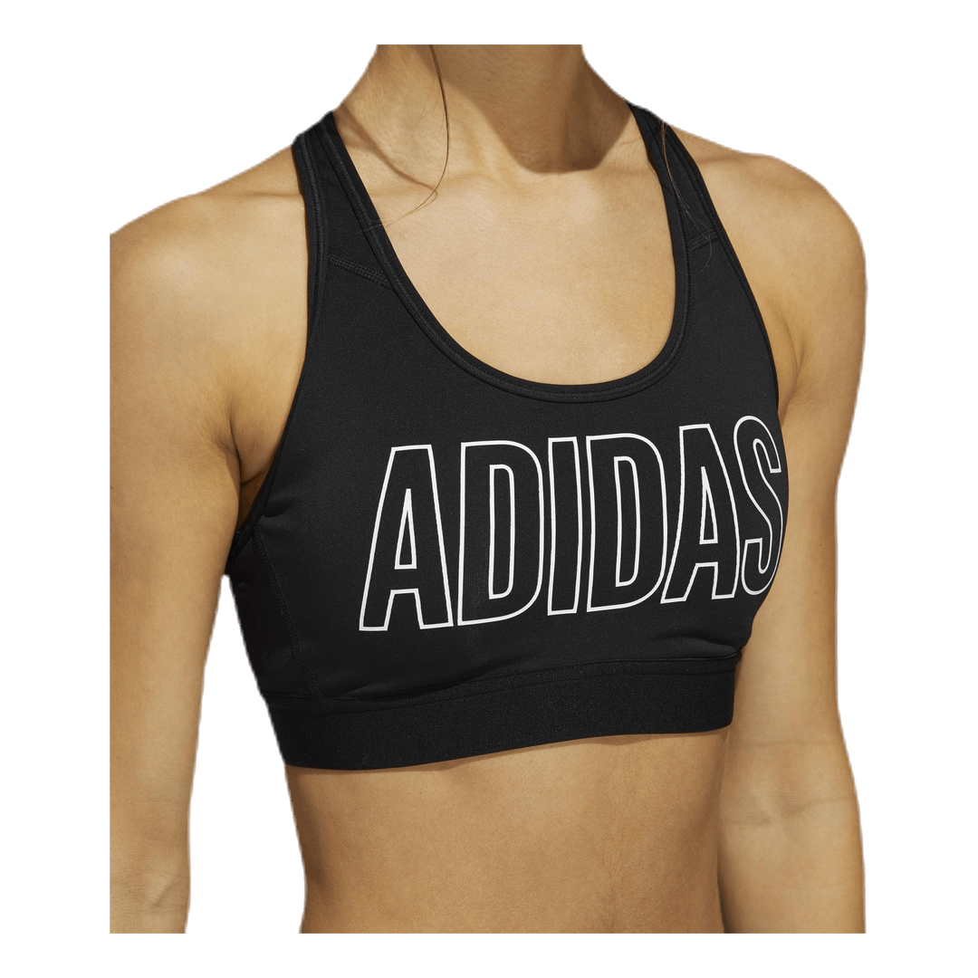 Dont Rest Alphaskin Sport Branded Bra Black / White